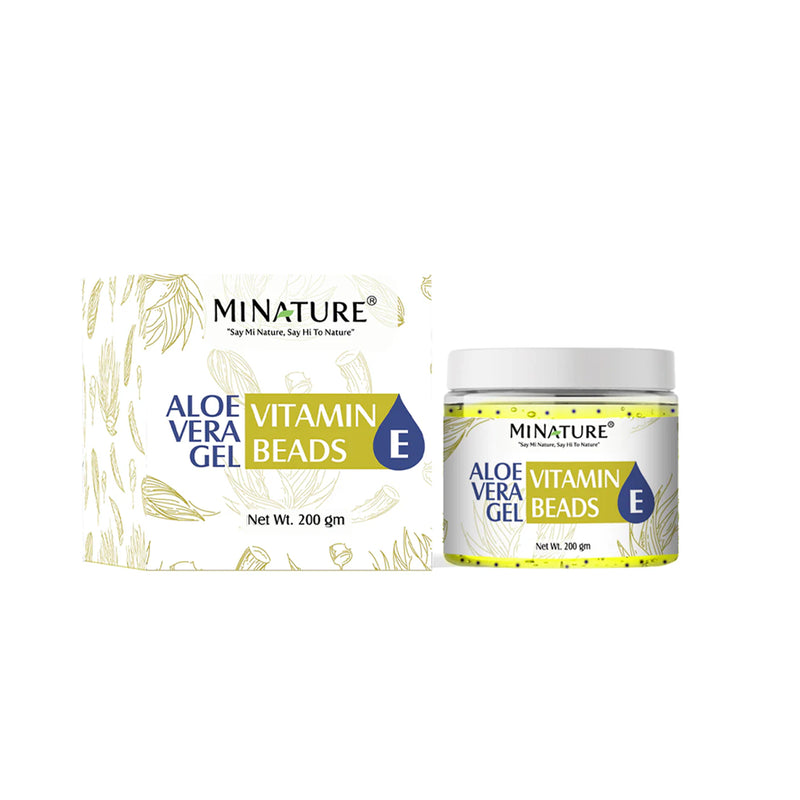 Aloe Vera Gel with Vitamin E Beads for Skin – minaturewellness