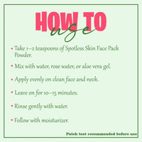 Spotless Skin Face Pack Powder