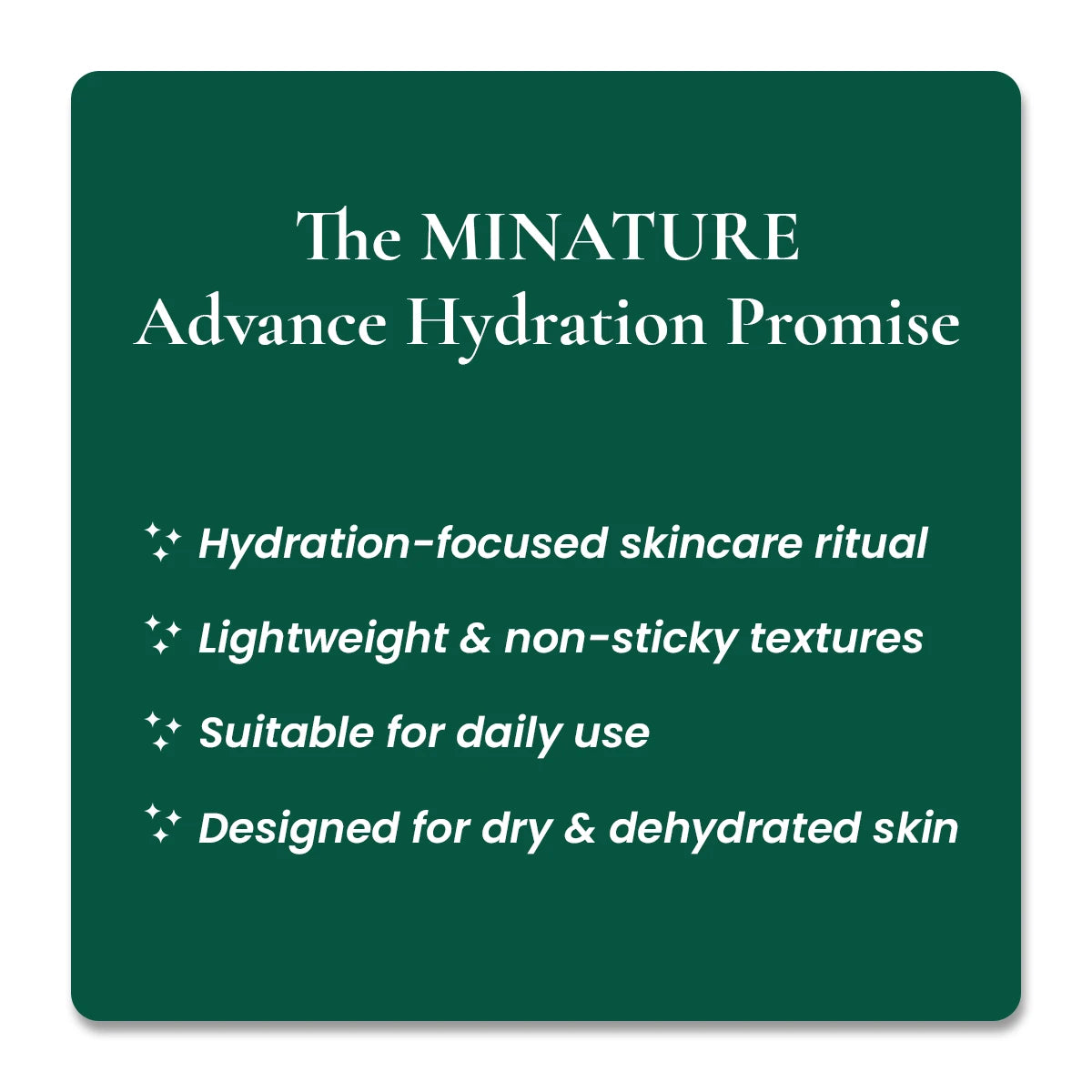 MINATURE Advance Hydration Repair Combo