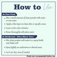 Purified Alum Powder (Fitkari Powder)