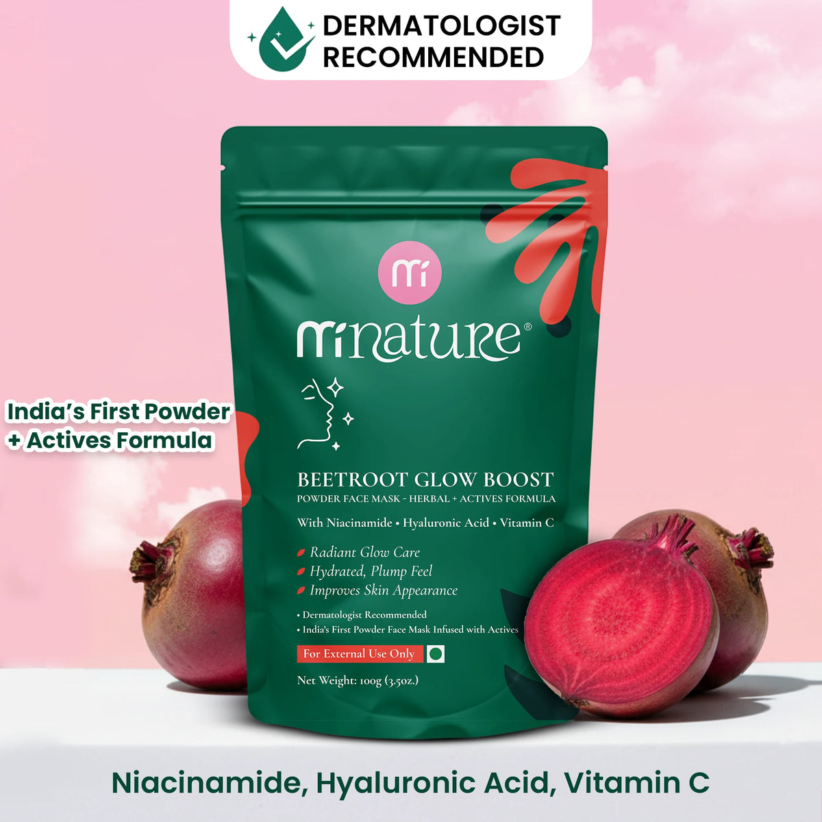 Beetroot Glow Boost Mask