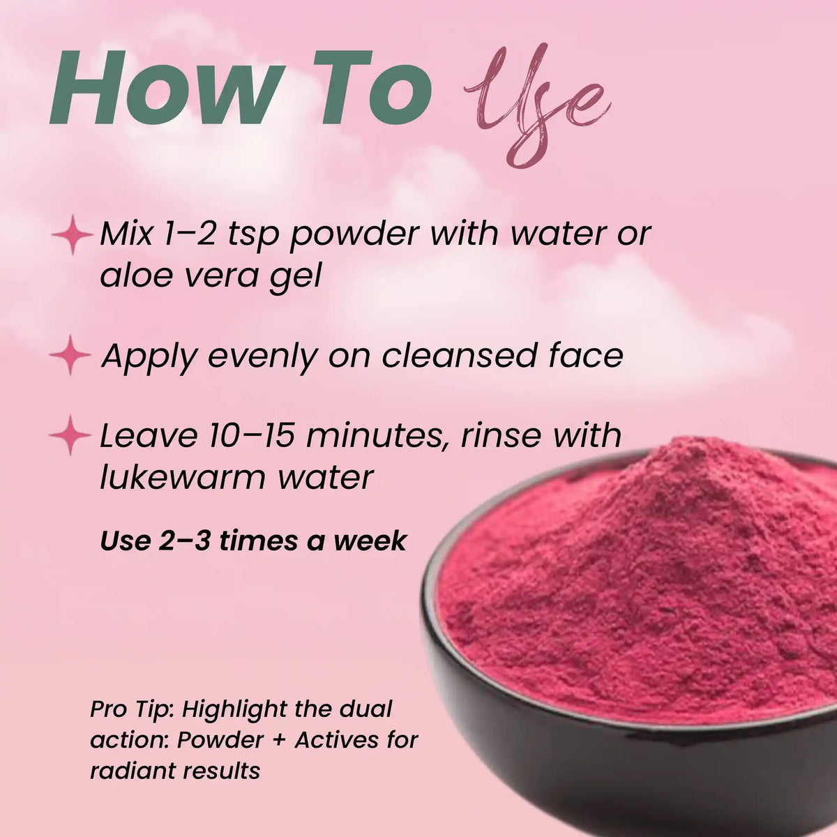 Beetroot Glow Boost Mask