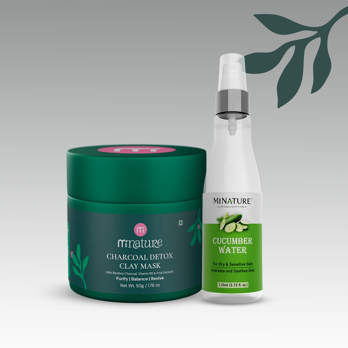 MINATURE MEN Charcoal Detox & Oil Control Duo