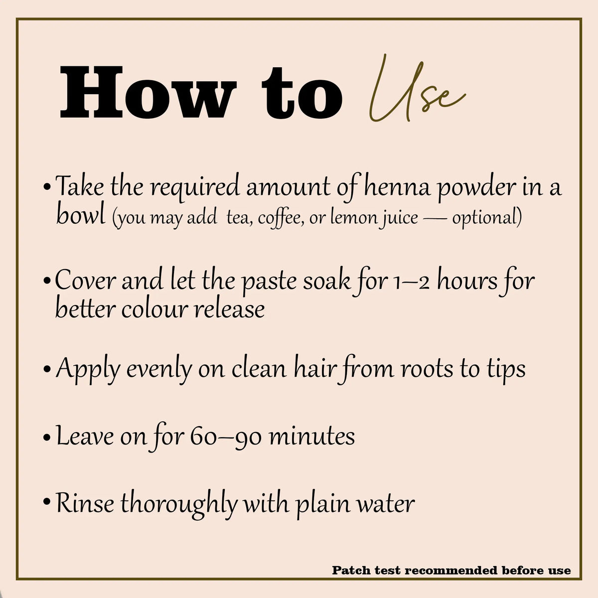 Dark Brown Henna Powder (Enriched with Herbs)