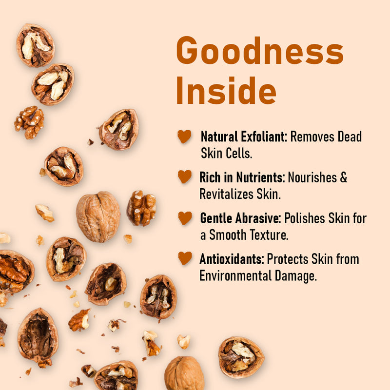 Walnut Shell Powder For Skin Exfoliation And Glow | MINATURE ...