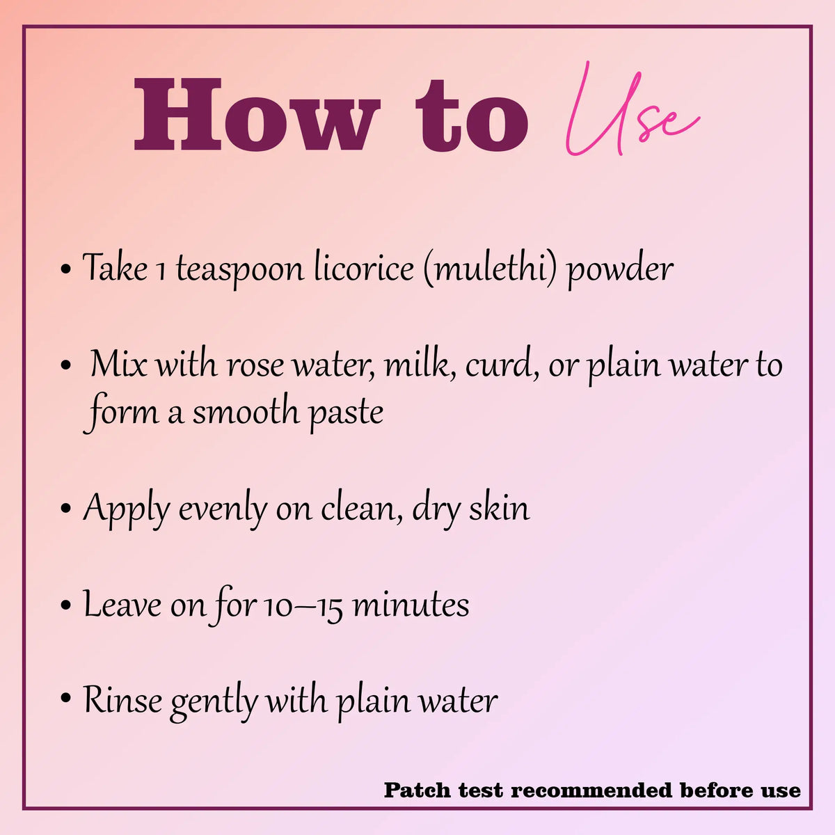 Licorice Powder (Mulethi Powder)