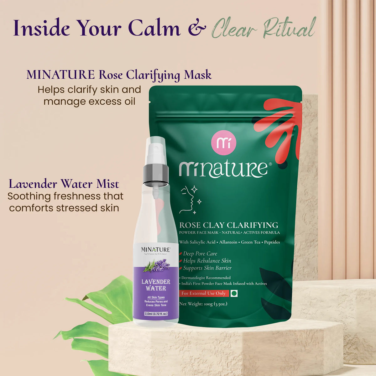 MINATURE Advance Calm & Clear Skin Set