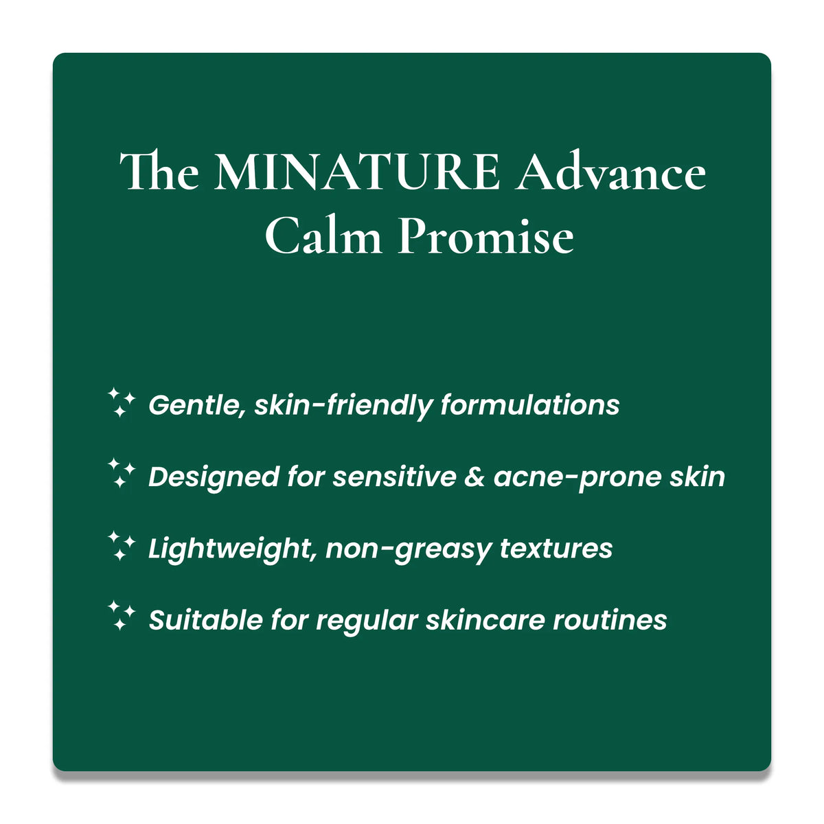 MINATURE Advance Calm & Clear Skin Set