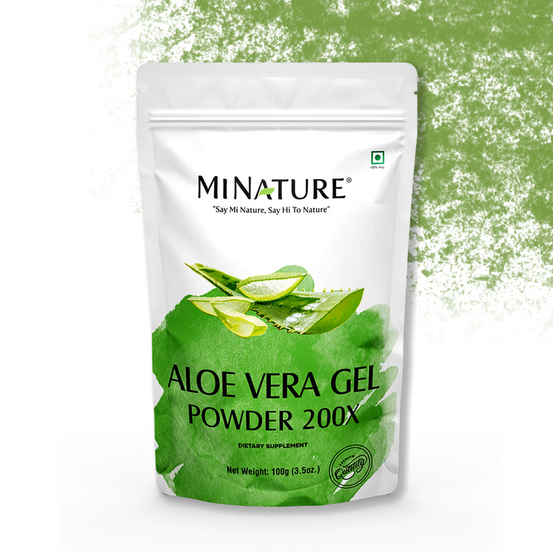 Best Aloe Vera Gel Powder (200x) For Skin And Hair Care | MINATURE ...