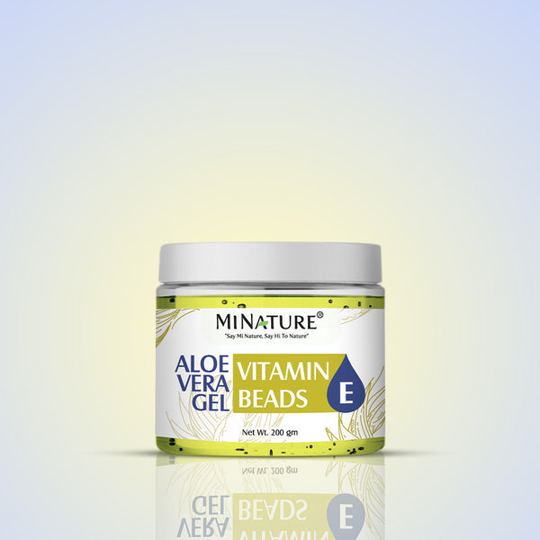 Aloe Vera Gel with Vitamin E Beads for Skin – minaturewellness