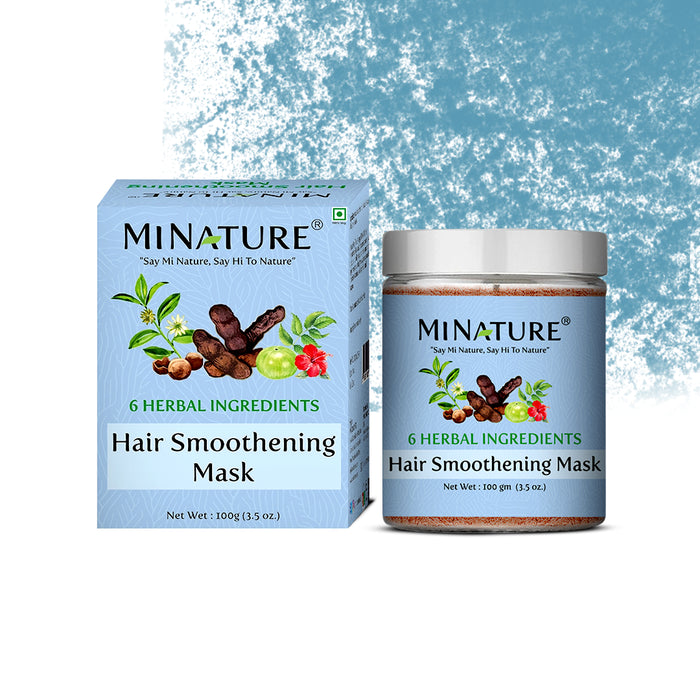 MINATURE’s Hair Smoothening Mask, designed for deep conditioning and smoothening.