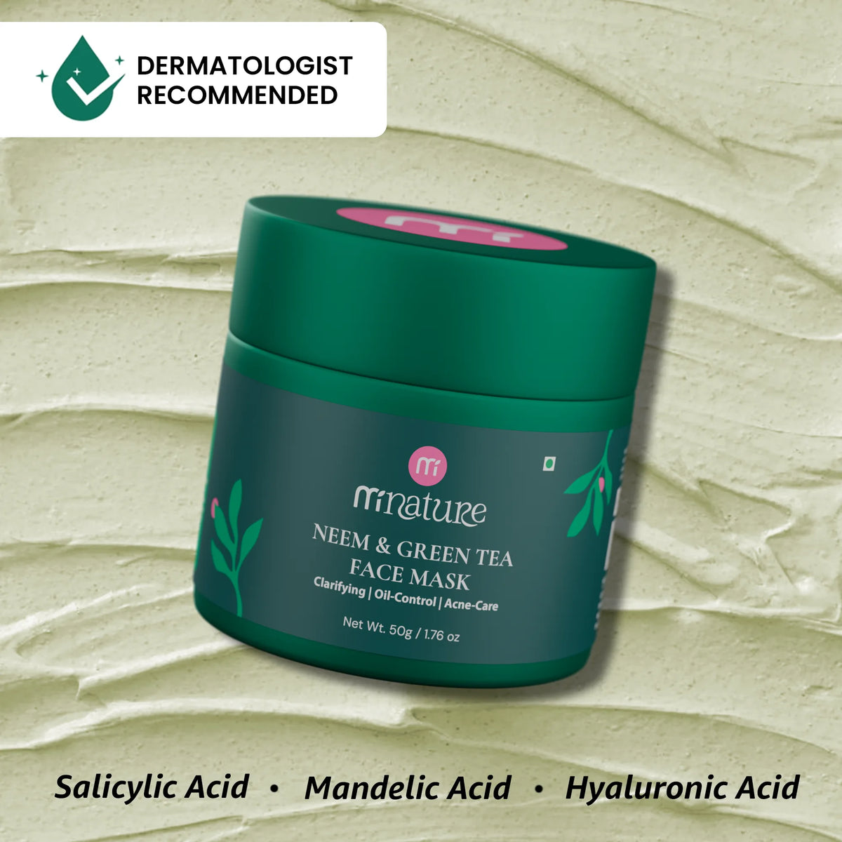 Neem & Green Tea Acne Care Clay Mask