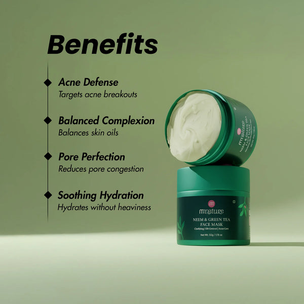 Neem & Green Tea Acne Care Clay Mask