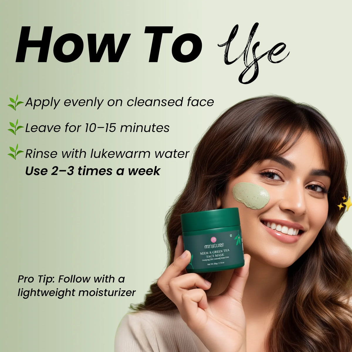 Neem & Green Tea Acne Care Clay Mask