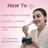 Rose & Beetroot Glow Clay Mask