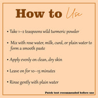 Wild Turmeric Powder (Kasturi Haldi)