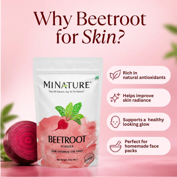 Beetroot Powder Face Pack for Natural - Looking Glow