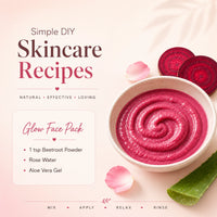 Beetroot Powder Face Pack for Natural - Looking Glow