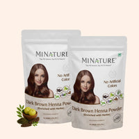 Dark Brown Henna Powder (Enriched with Herbs)