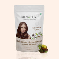 Dark Brown Henna Powder (Enriched with Herbs)