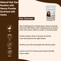 Dark Brown Henna Powder (Enriched with Herbs)